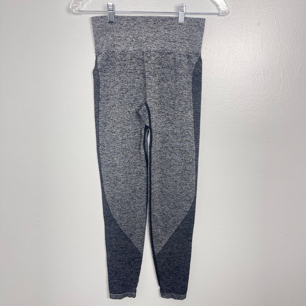 Victoria's Secret PINK Seamless Tight Leggings Gray/Black Small
